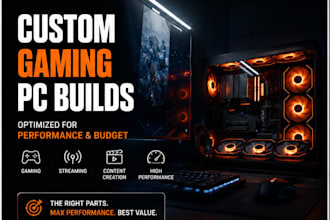 design a custom gaming PC build based on your budget and needs