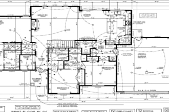 draft construction plans, architectural drawings and permit floor plans