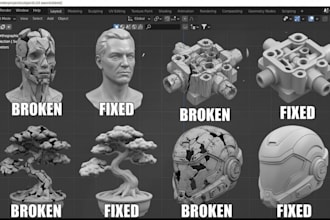 repair fix stl file mesh errors optimize 3d model for 3d printing