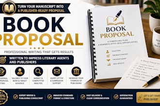 write a professional book proposal for literary agents and publishers