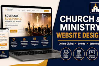 design church, mosque, ministry and ngo donation website
