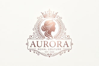 design an elegant princess logo for your brand