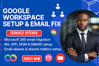 migrate email to google workspace, gmail, microsoft 365 and business email