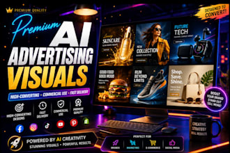 create premium ai advertising visuals and marketing creatives for your brand
