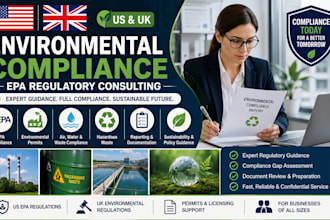 provide UK and US environmental compliance and epa regulatory consulting
