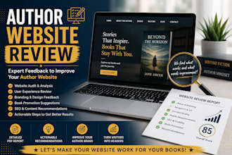 review your author website for better results