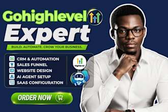 setup go high level, gohighlevel website and ghl landing page automation setup