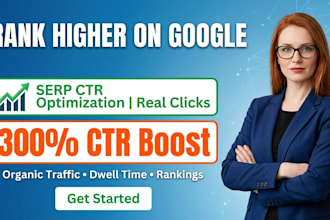 boost google ranking with serp CTR optimisation and organic traffic growth