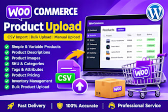 do woocommerce product upload and CSV import