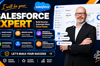 be your salesforce expert for CRM, lightning, apex, flows, cpq and integration