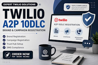 register twilio a2p 10dlc brand and campaign