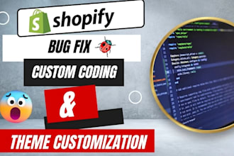 do shopify error fixing bug fixing, shopify facebook ads fix, shopify debugging