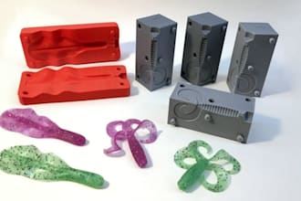 design 3d printable molds for silicone, resin, plaster and vacuum forming stl