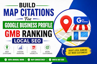build map citations for google business profile and gmb local seo