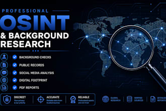 do professional osint and background research