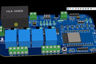 design esp32 pcb iot telemetry pcb scada industrial wireless rf pcb design