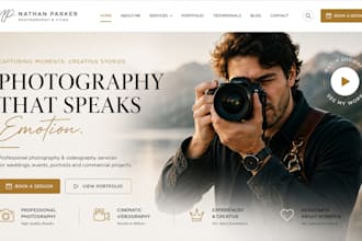 design redesign squarespace photography website videographer wedding website