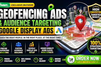 create high converting geofencing ads and google display campaigns