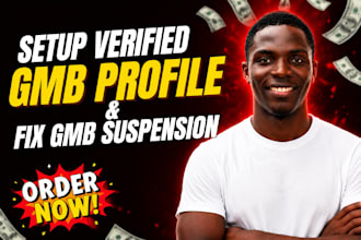 setup a verified google my business profile and reinstate suspended gmb listings