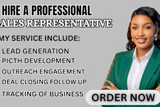 be your sales representative, appointment setter, b2b sales closer, cold calling