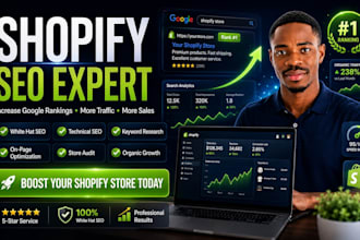 do shopify seo expert on page optimization technical google ranking and traffic