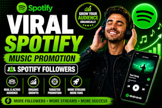 do viral spotify music promotion, spotify followers