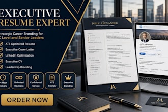 write ats executive resume CV cover letter linkedin profile