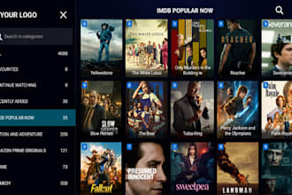 create branded iptv player, vod app, ott platform for multi devices with panel