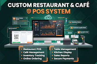develop a custom pos system for your restaurant and cafe