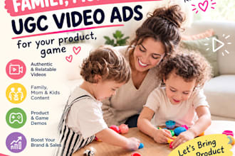 create authentic ugc content, mom, kids, toddler, lifestyle