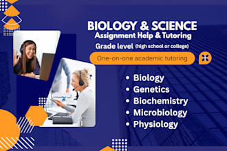 teach cell biology, microbiology, and genetics online