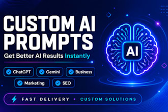 create custom chatgpt prompts for your business