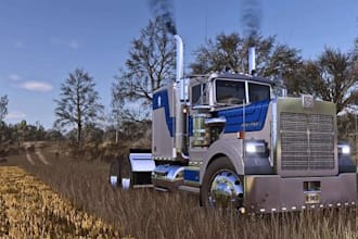 create fs22 custom truck mod, farming simulator, fs25, american truck simulator