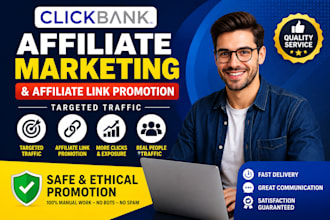 clickbank affiliate marketing and affiliate link promotion