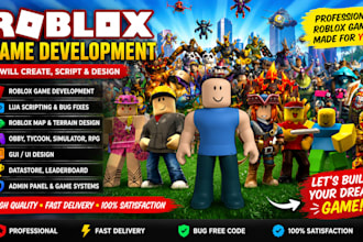 develop your full roblox game roblox script, robolx developer, roblox game