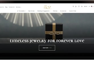 jewelry website store fashion dropshipping shopify necklace ring jewelry website