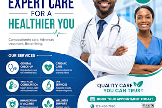 medical flyer, medical poster, health flyer, healthcare flyer, medical brochure