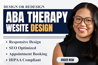 design aba therapy website, autism clinic, bcba, behavioral health wordpress web
