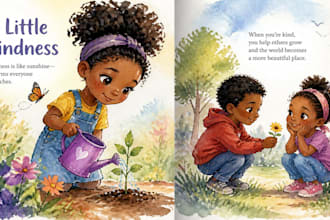 illustrate african american children book illustrations