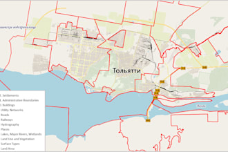create a professional map of any city or region