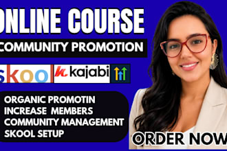 organic online skool community promotion increase members skool setup