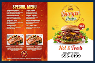 do restaurant food menu design cafe bar hotel menu do digital menu board design