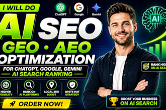 do ai SEO GEO aeo optimization for chatgpt google gemini ai search ranking