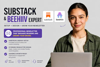 setup substack account substack newsletter design substack beehiiv newsletter