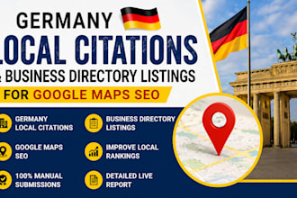 do germany local citations and business directory listings for google maps SEO