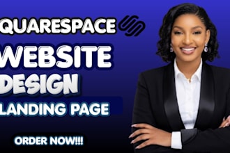 build squarespace website, landing page,  redesign, and landing page