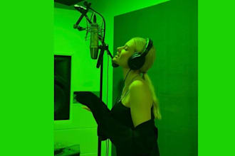 be female pop vocalist for your custom song, cover song or song demo