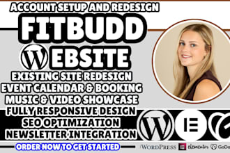fitbudd setup, fitbudd website redesign fitbudd website fitness coaching website