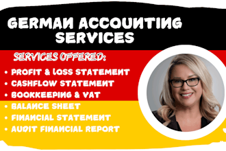 do german bookkeeping, payroll accounting and annual financial statements
