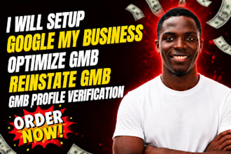 setup google my business, optimize gmb, reinstate gmb, gmb profile verification